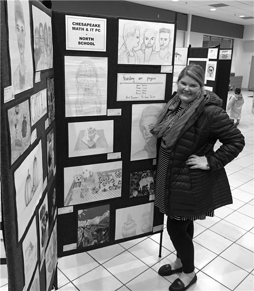 Ms Talcott at Art Show.jpg